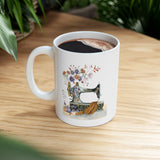 Fall Sewing Inspiration Ceramic Mug 11oz