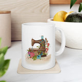 Antique Sewing Machine  Ceramic Mug 11oz