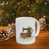 Antique Sewing Machine  Ceramic Mug 11oz