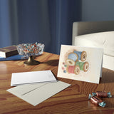 Sewing Thread Spools - Greeting cards (8, 16, and 24 pcs)