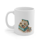 Antique Sewing Box Ceramic Mug 11oz