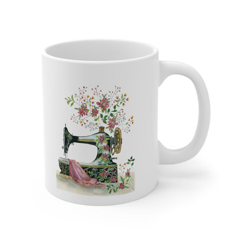 Holiday Sewing Inspiration Ceramic Mug 11oz