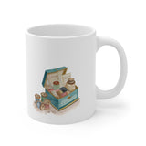 Antique Sewing Box Ceramic Mug 11oz