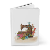 Antique Sewing Machine - Hardcover Journal Matte
