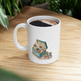 Antique Sewing Box Ceramic Mug 11oz