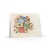 Sewing Thread Spools - Greeting cards (8, 16, and 24 pcs)