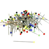 Glass Heads Straight Pins Package 100