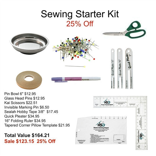 Sewing Starter Kit for Sewing Home Decor 25% Off