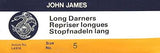 John James Long Darners  #5/7/9 Needles