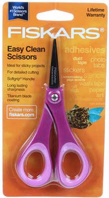 Fiskars 5" Titanium Antiadhesive Scissors