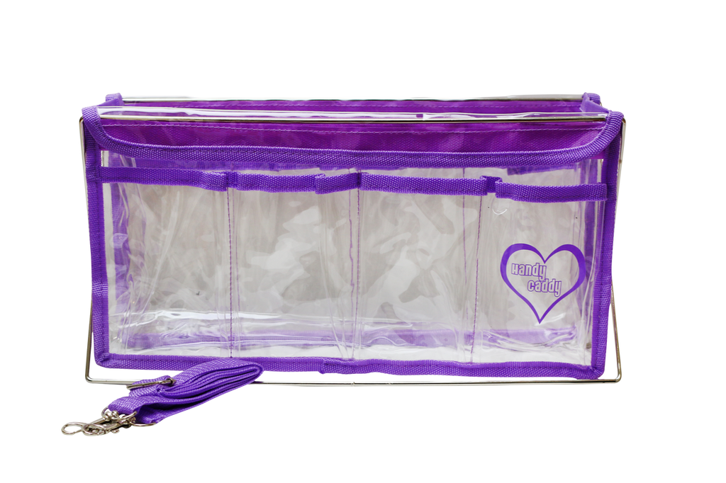 Handy Caddy Deluxe Purple Organizer 8 Pockets
