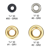 #00 - #2 Brass Grommets