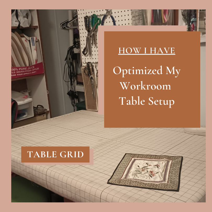 How I Have Optimized My Workroom Table Setup