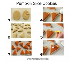 Pumpkin Slice Cookies