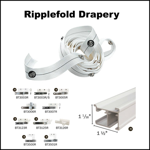 Ripplefold Drapery Supplies