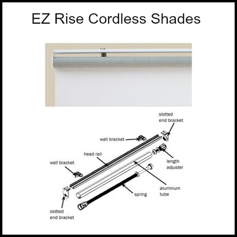 EZ Rise Cordless Shades