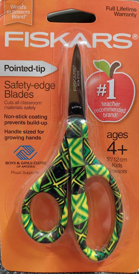 Pointed Tip Fiskars 5" Titainum Non-stitck Scissors