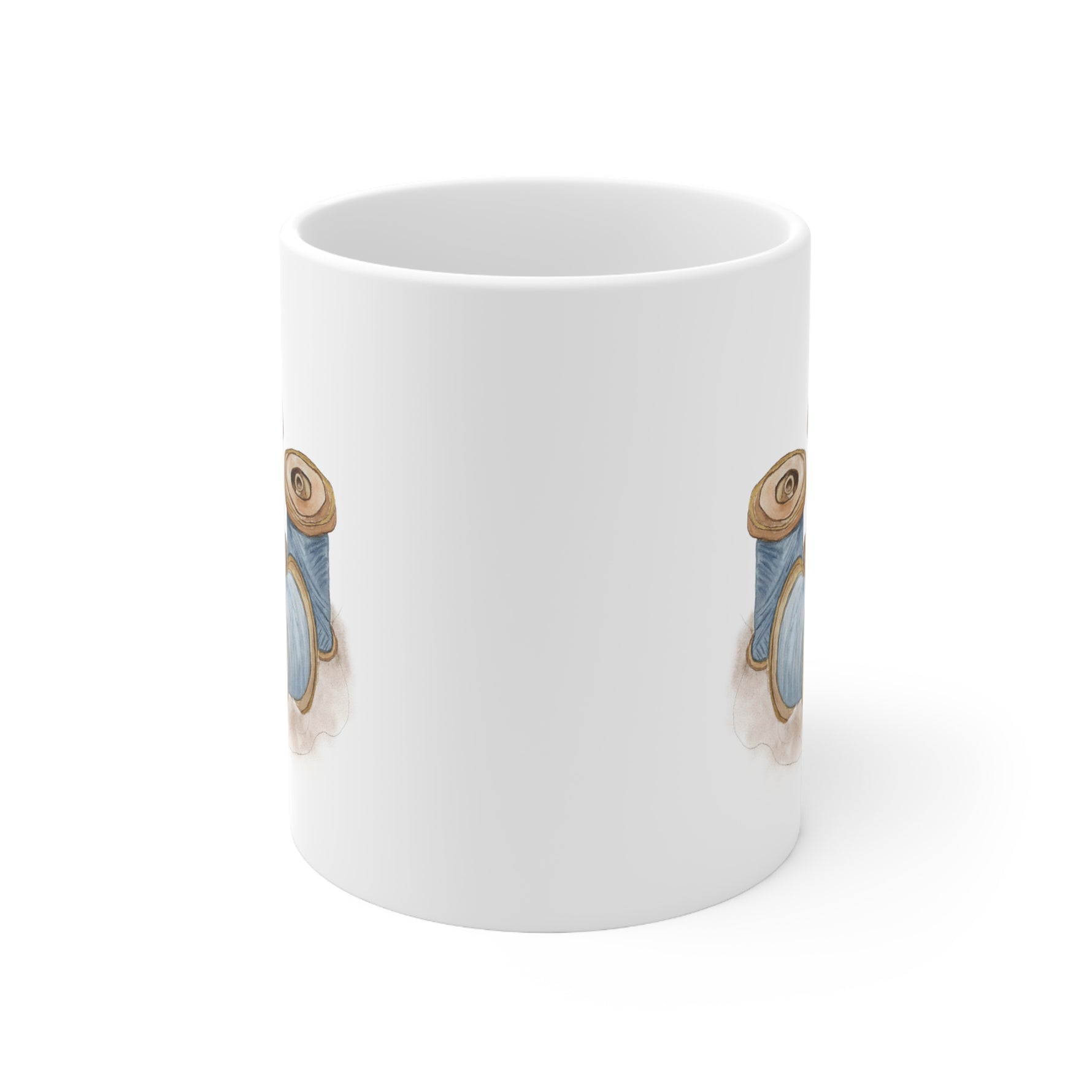 Sewing Thread Spools Ceramic Mug 11oz