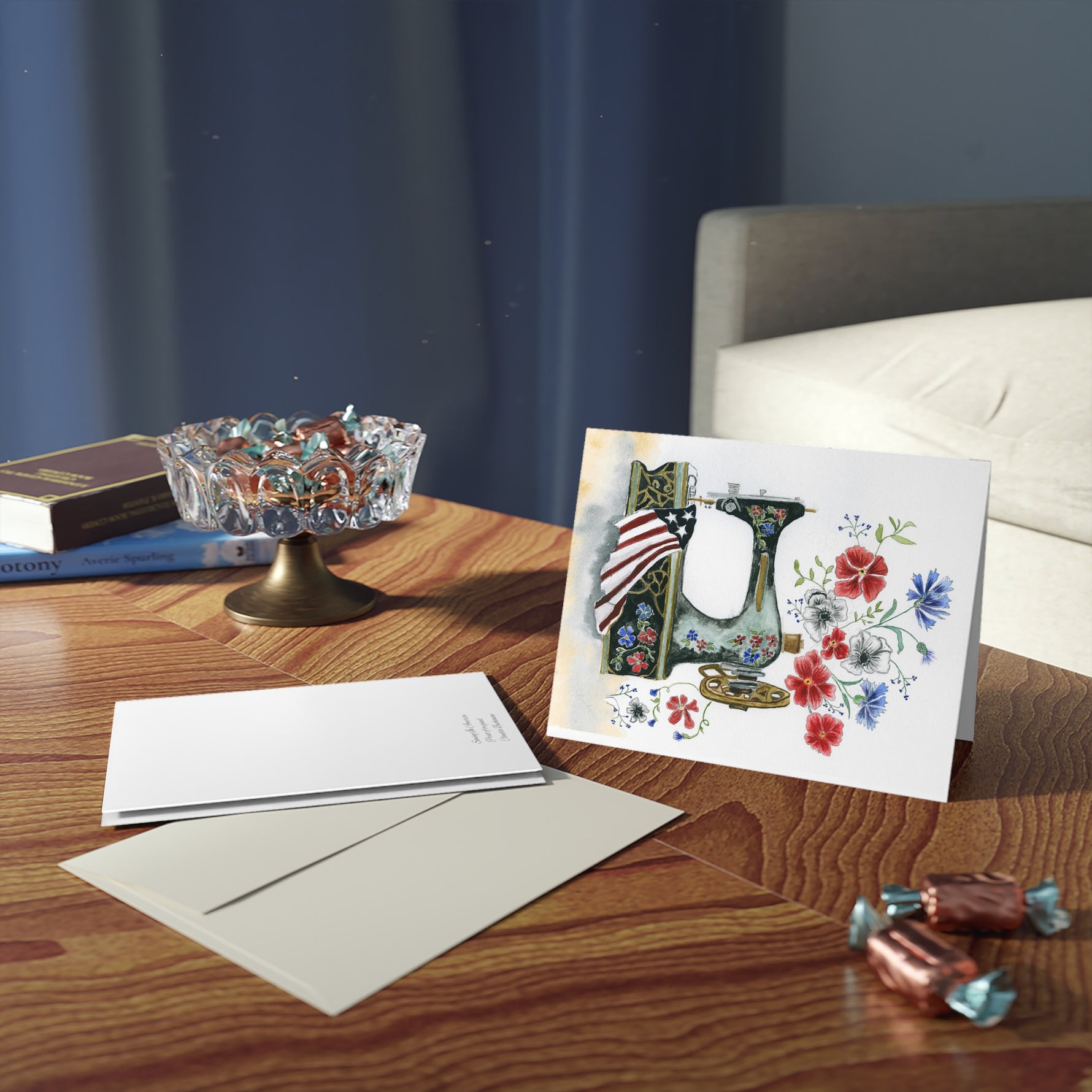Sewing In America - Greeting cards (8, 16, and 24 pcs)