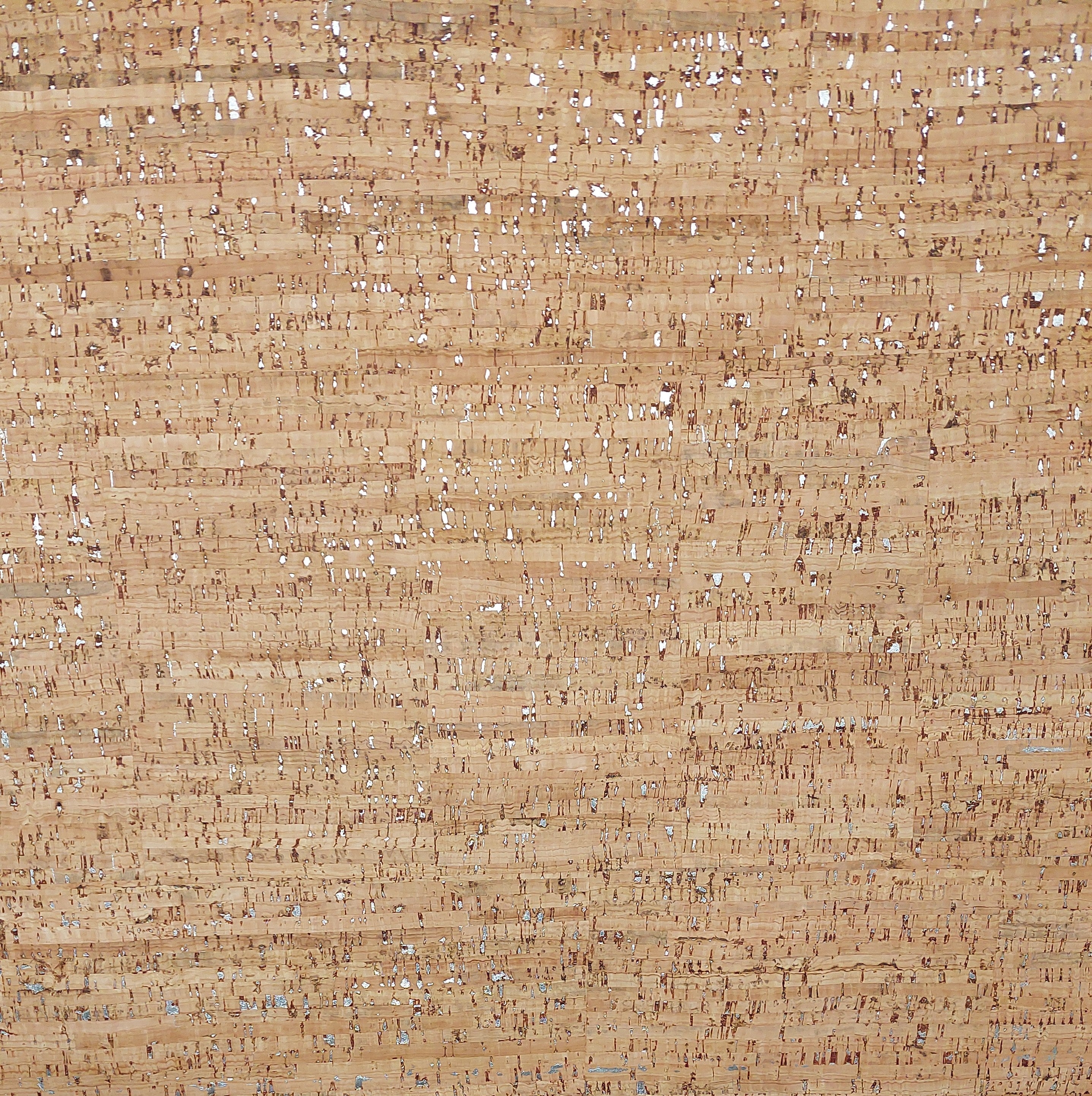 Naked Silver Cork Fabric