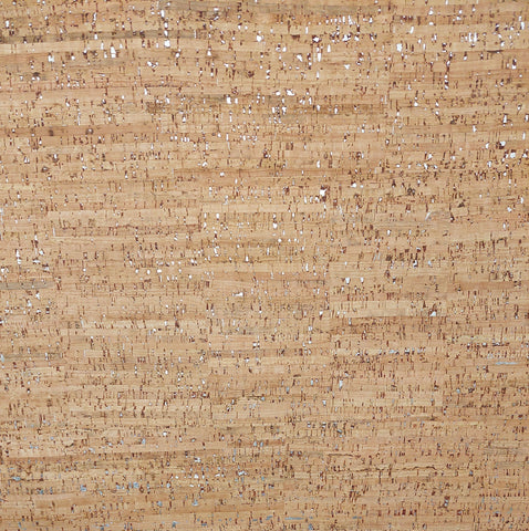 Naked Silver Cork Fabric