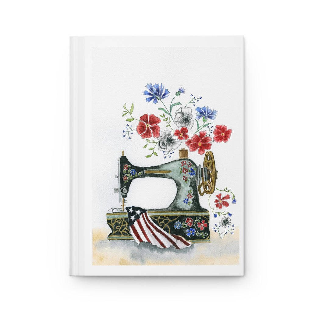 Sewing In America - Hardcover Journal Matte