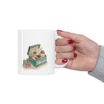 Antique Sewing Box Ceramic Mug 11oz