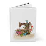 Antique Sewing Machine - Hardcover Journal Matte