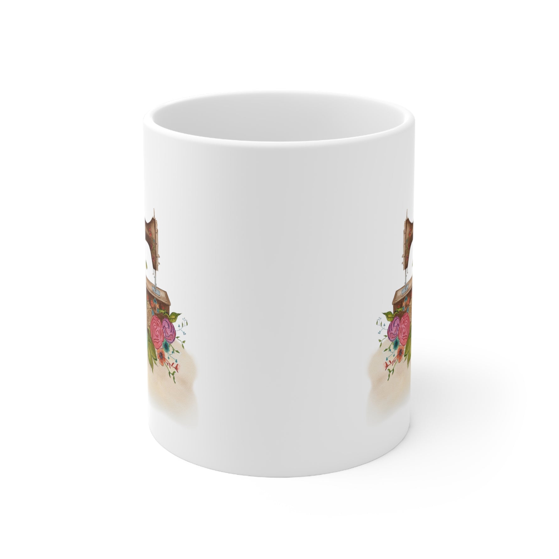 Antique Sewing Machine  Ceramic Mug 11oz