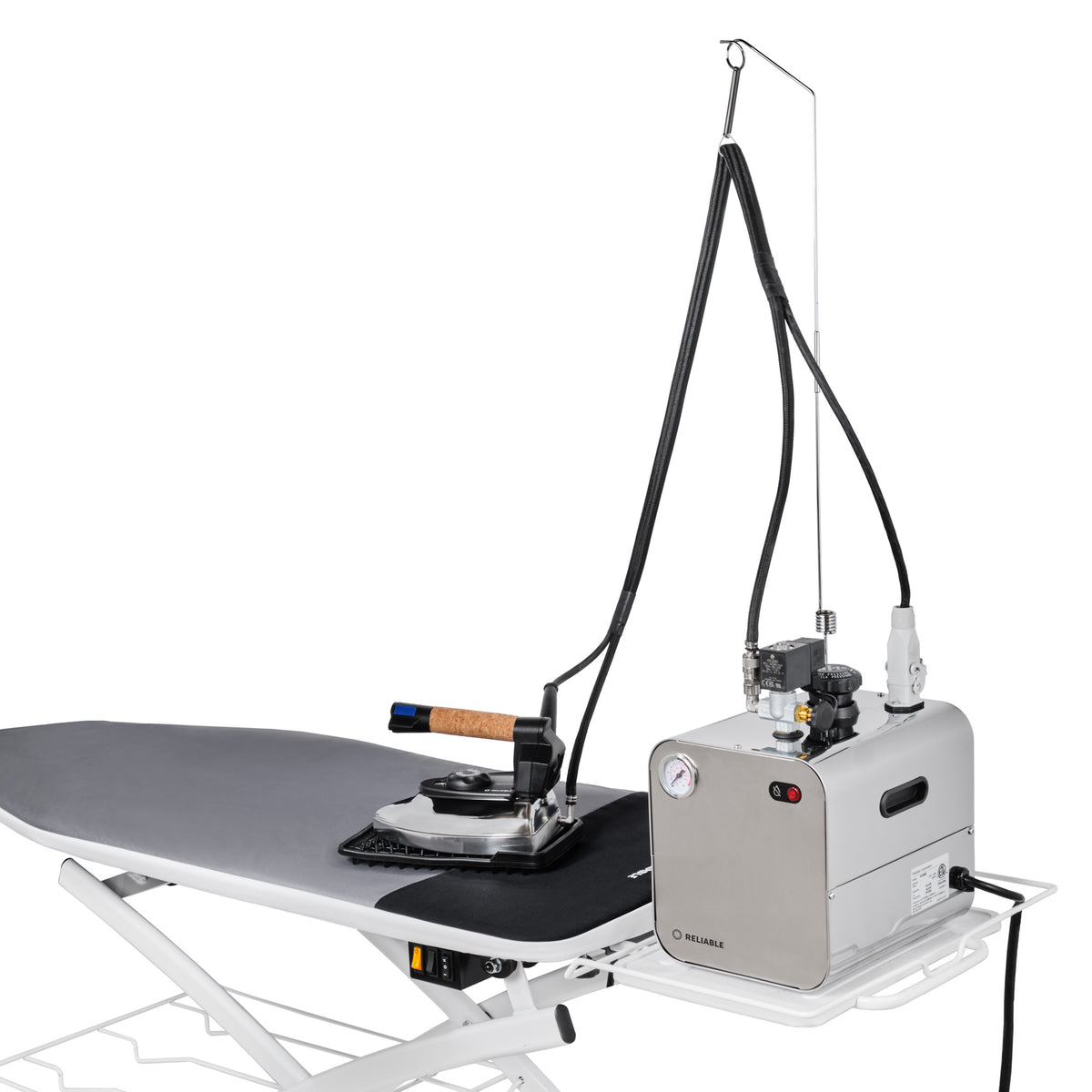 Reliable Air Board 600VB Professional Vacuum and Up-Air Pressing Table Ironing Board