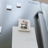 Sewing In America  - Porcelain Magnet, Square