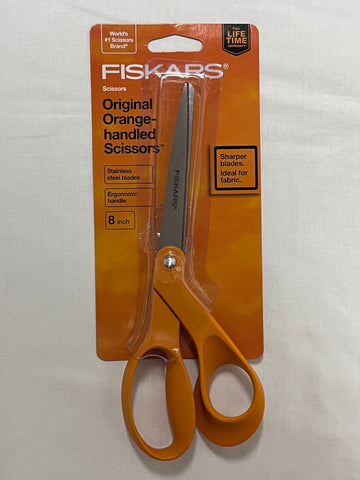 Fiskars Original Orange Handled 8" Scissors