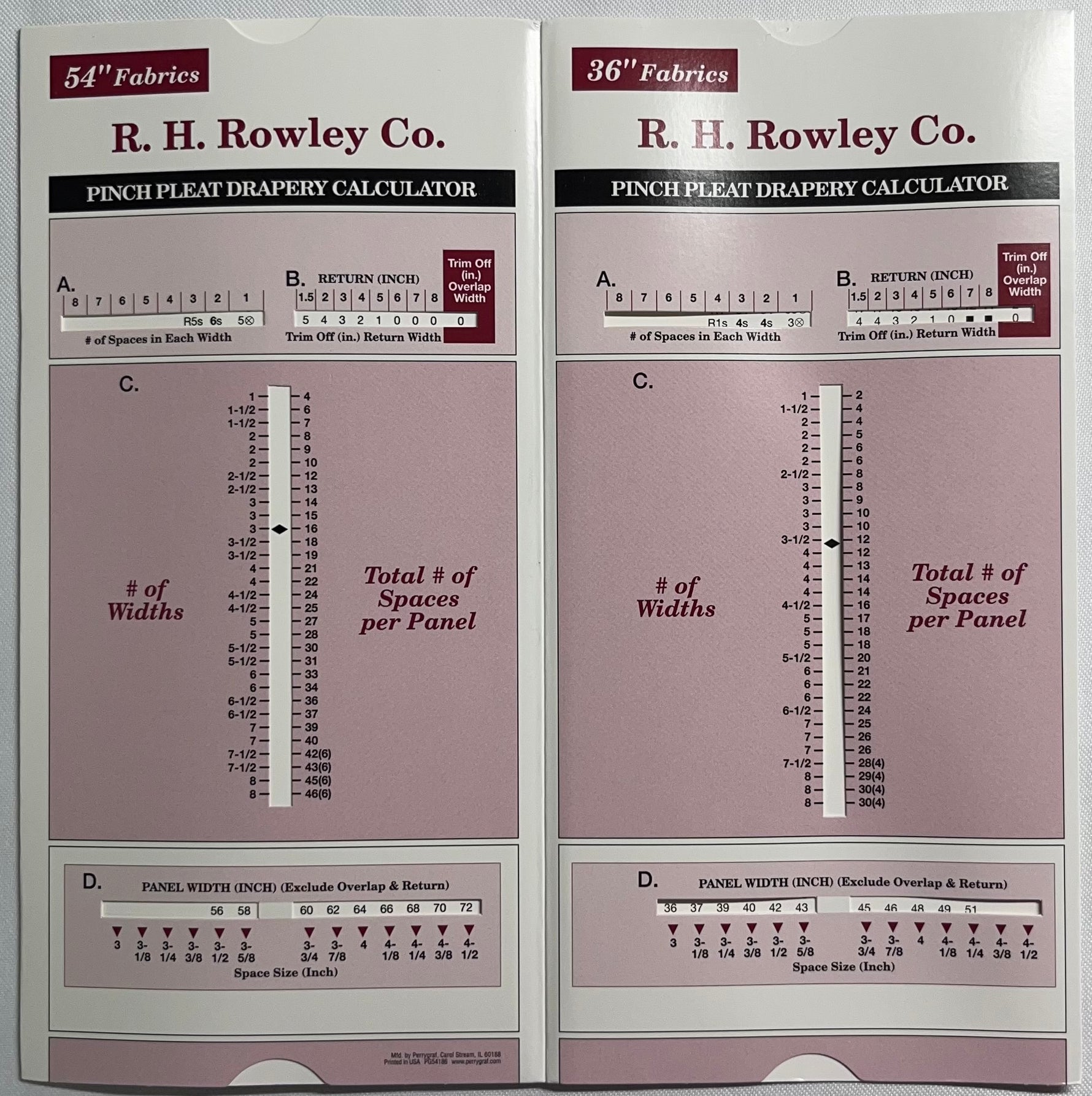Pinch Pleat Drapery Calculator