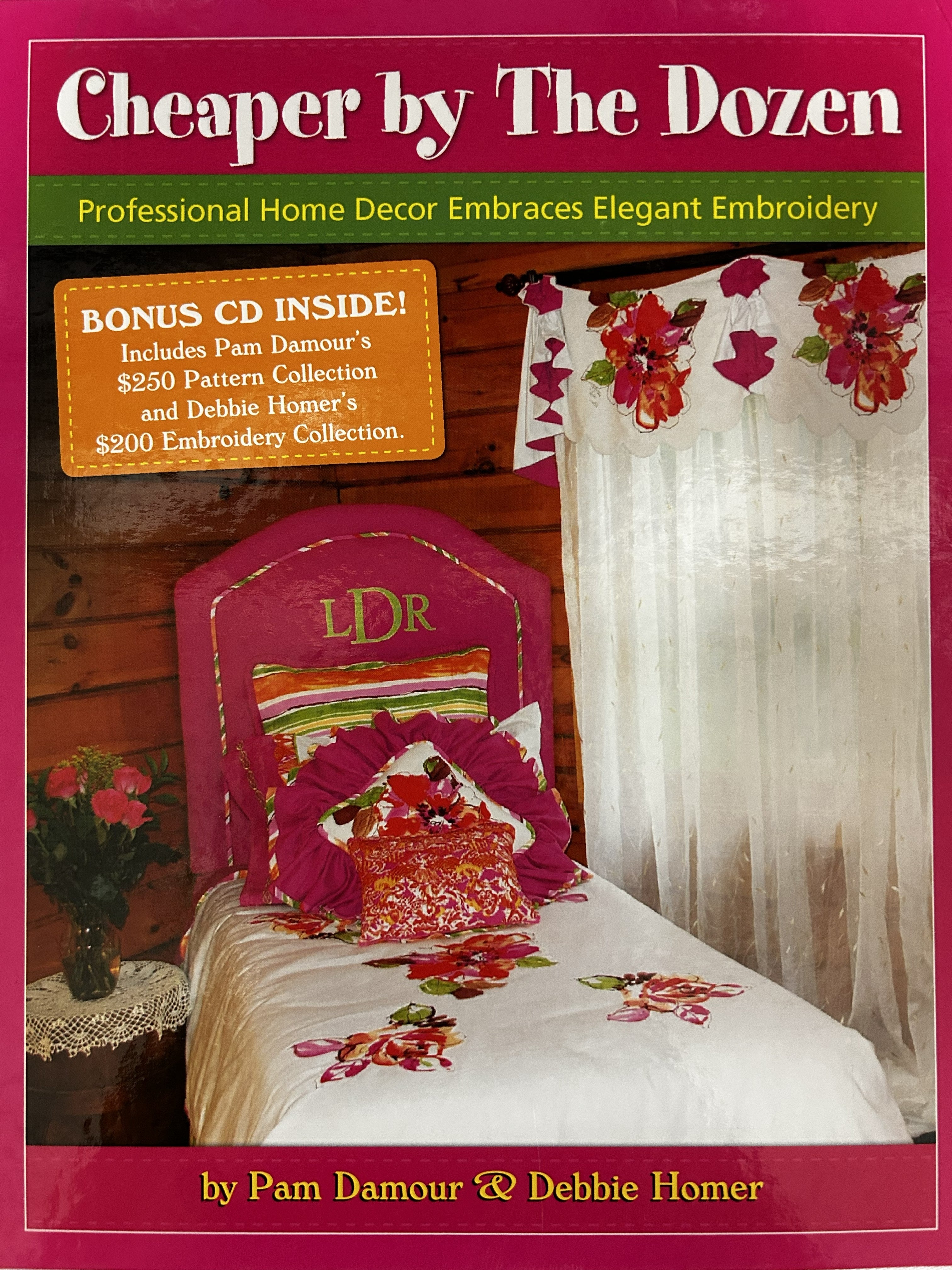 Cheaper by The Dozen: Professional Home Decor Embraces Elegant Embroidery
