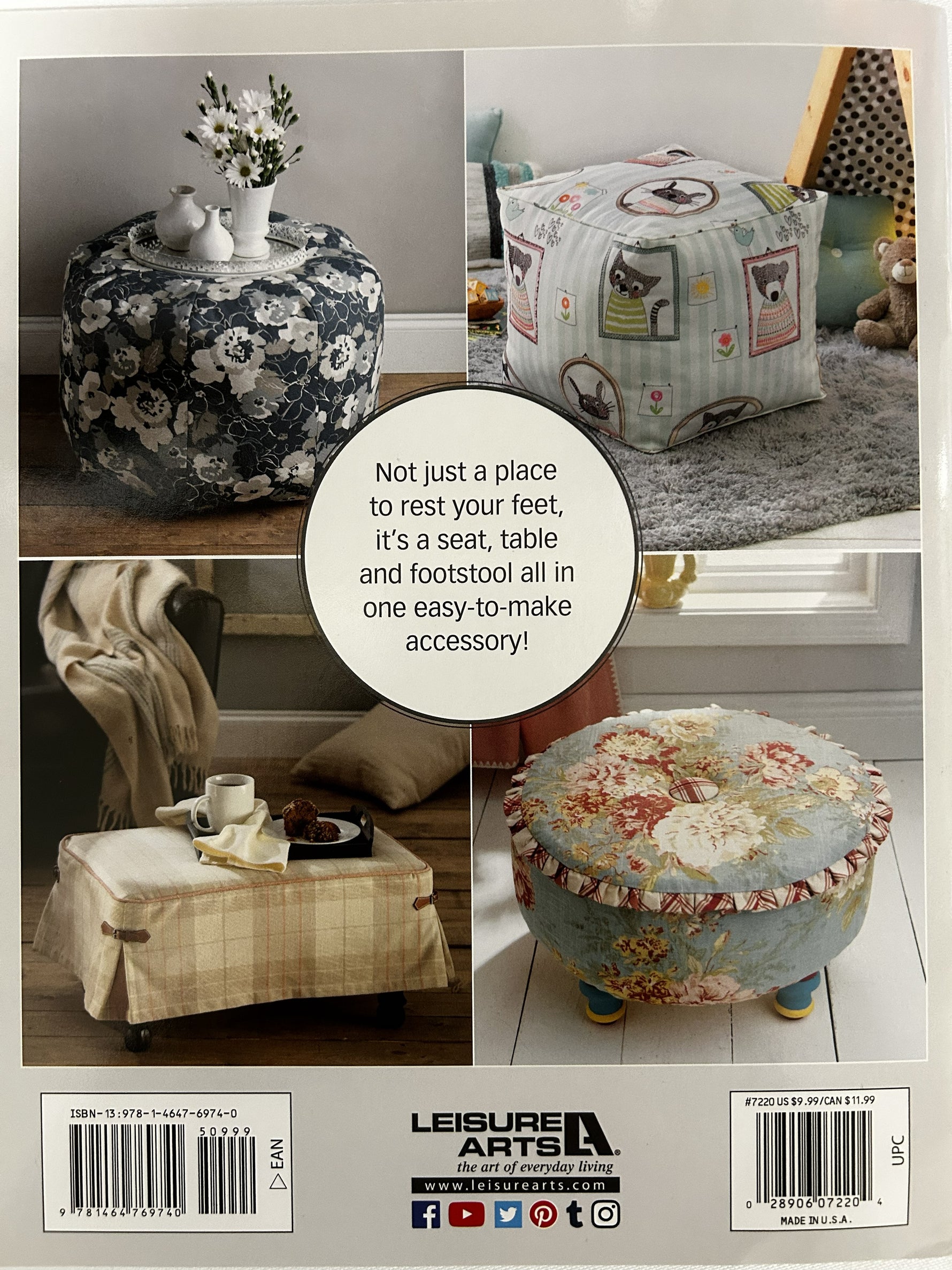Sewing Tuffets & Poufs: 5 Fast, Fun, Functional Projects For You To Make!