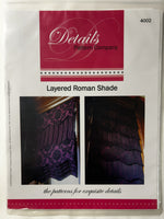 Layered Roman Shade