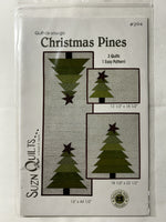 Quilt-as-you-go Christmas Pines