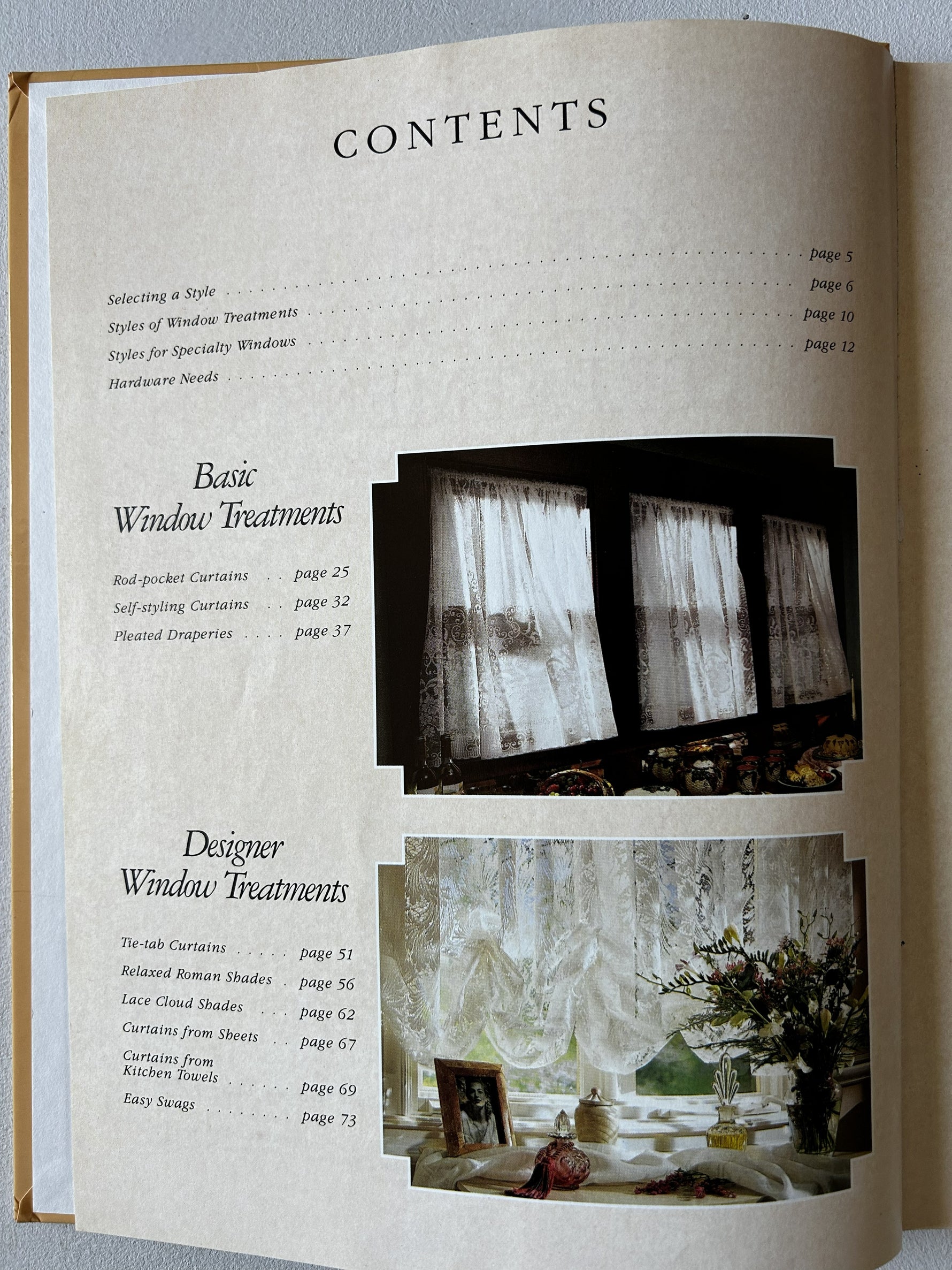 Creative Window Treatments: Forty-Five Styles Shown Step-by-Step (Used- Like New)