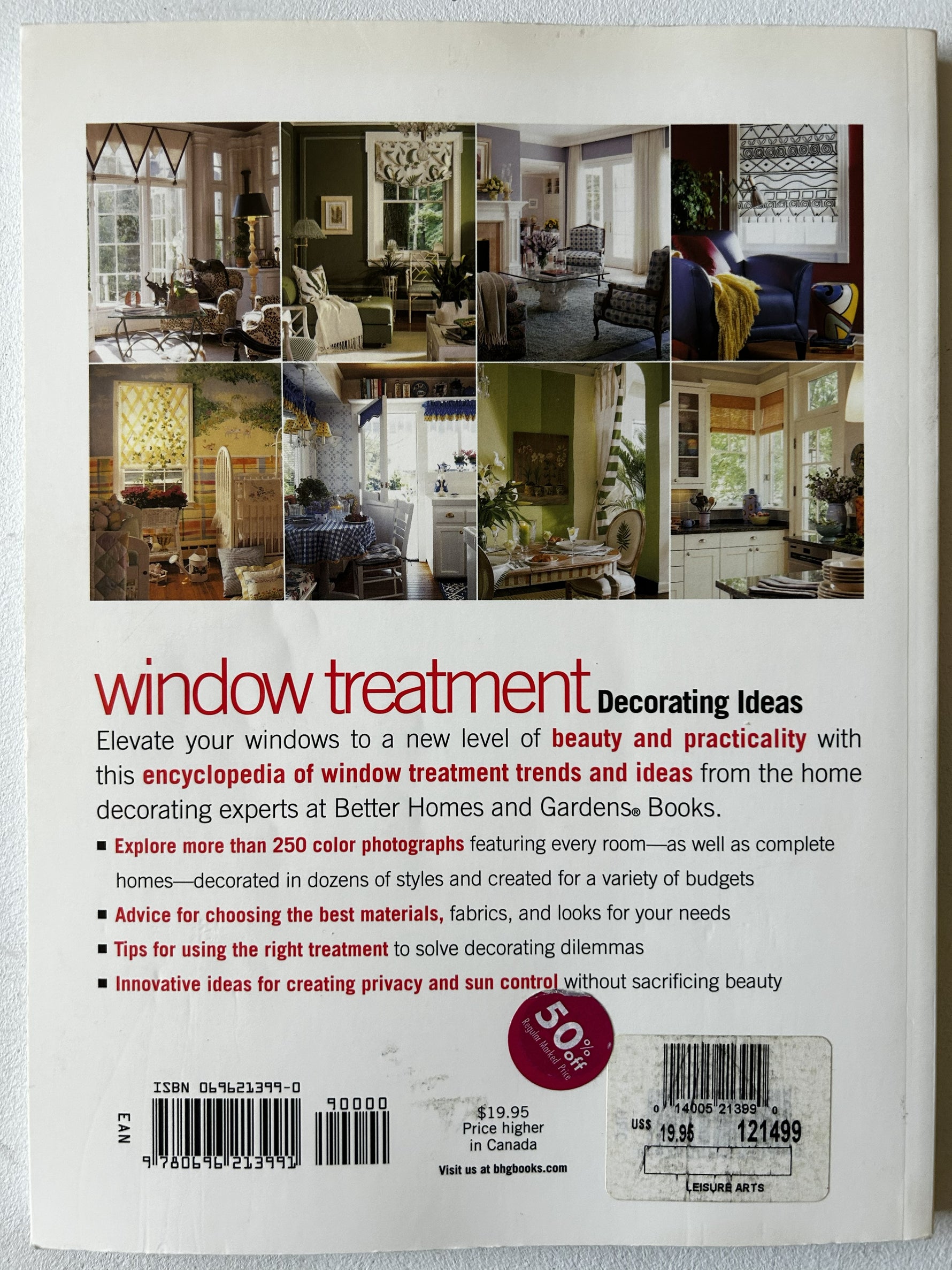 Window Treatment: Decorating Ideas (Used- Like New)