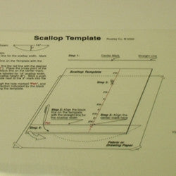 Scallop template 3"-20" Scallops