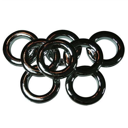 Round Plastic Grommets, 1 3/8" ID, #10, 11 Colors, 8 Sets