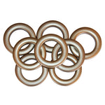 Round Plastic Grommets, 1 3/8" ID, #10, 11 Colors, 8 Sets
