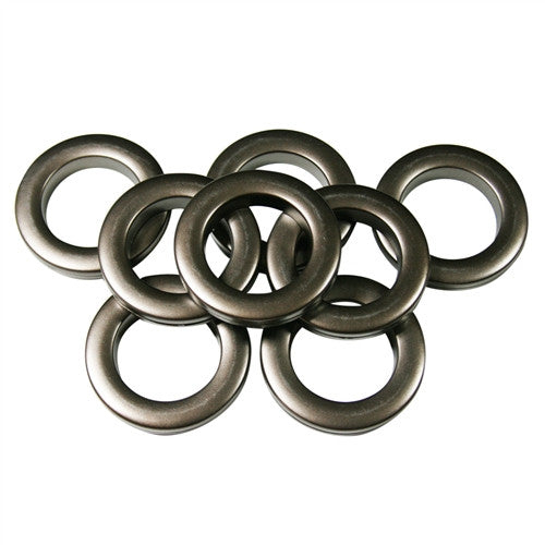 Round Plastic Grommets, 1 3/8" ID, #10, 11 Colors, 8 Sets