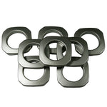 Square Plastic Grommets,  1 3/8" ID, #10,  9 Colors, 8 Pack