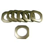 Square Plastic Grommet, 1 7/8", #15, 9 Colors, 8 Sets