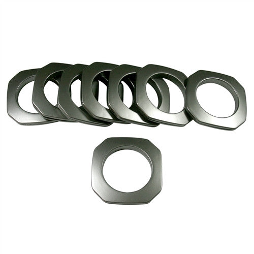 Square Plastic Grommet, 1 7/8", #15, 9 Colors, 8 Sets