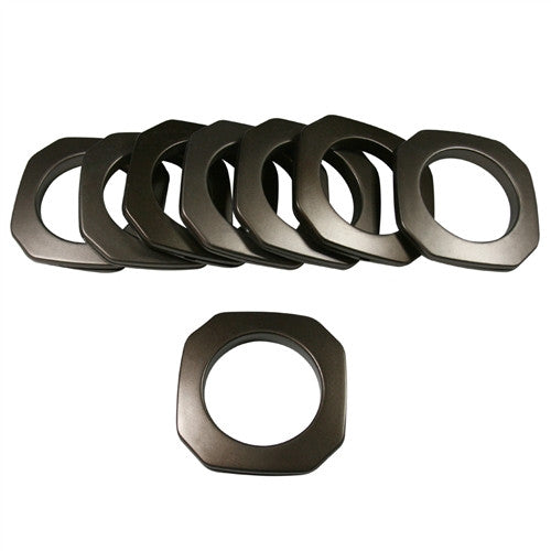 Square Plastic Grommet, 1 7/8", #15, 9 Colors, 8 Sets