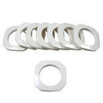 Square Plastic Grommet, 1 7/8", #15, 9 Colors, 8 Sets