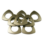 Triangle  Plastic Grommets, 13/8" ID. #10, 9 Colors,  8 Sets