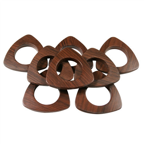 Triangle  Plastic Grommets, 13/8" ID. #10, 9 Colors,  8 Sets
